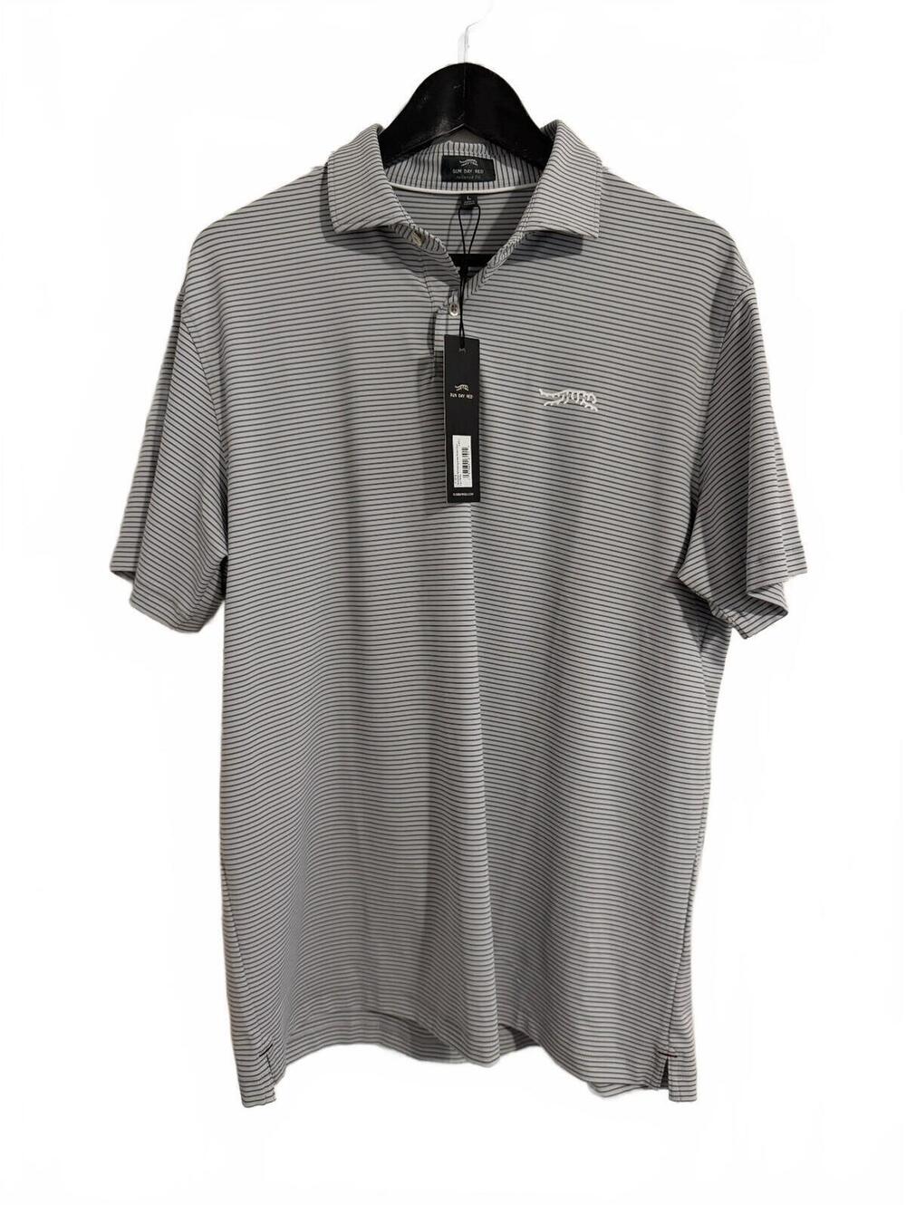 NWT Sun Day Red Tiger Woods Brand Golf Polo Men's Size Large